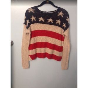 American Flag Sweater
