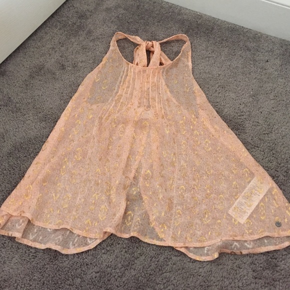 A&F Peach L racer back tank top LIKE NEW