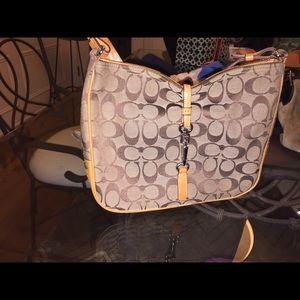 Authentic Coach Signature hobo.