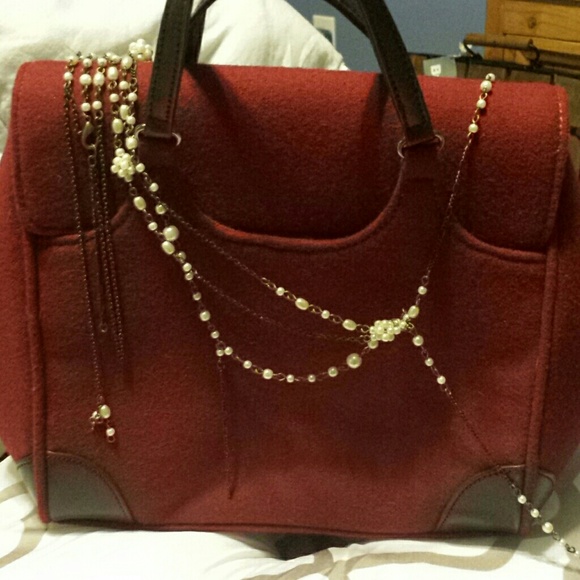 Banana Republic red/brown purse