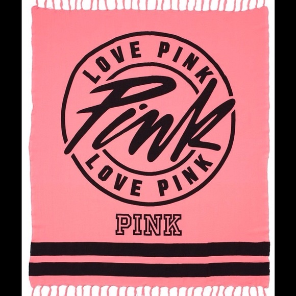 VS Pink beach blanket