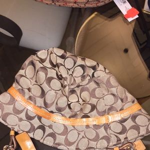 Authentic Coach Signature Bucket Hat