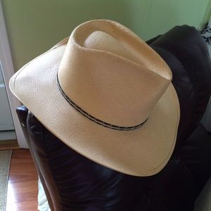 Straw cowboy hat