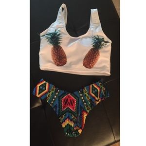 Pineapple bikini set ***brand new