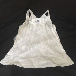 Chiffon bow in the back tank top