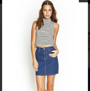 Mini demin skirt 🍇