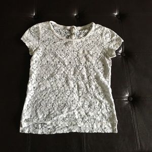 White lace Tee