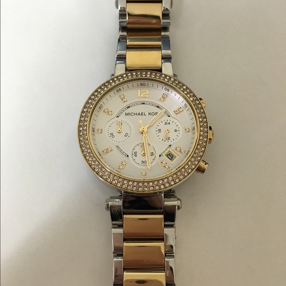 Michael Kors two tone watch