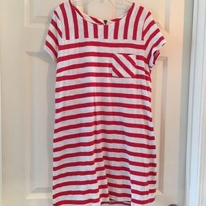 Cute red striped dress