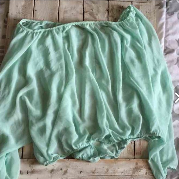 Off Shoulder Peasant Blouse