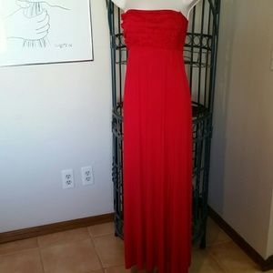 Venus Ruffle Front Maxi Dress