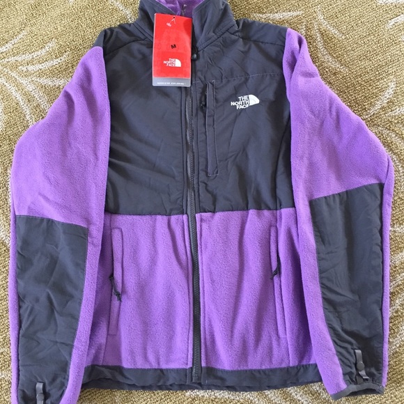 NWT North Face purple and grey jacket