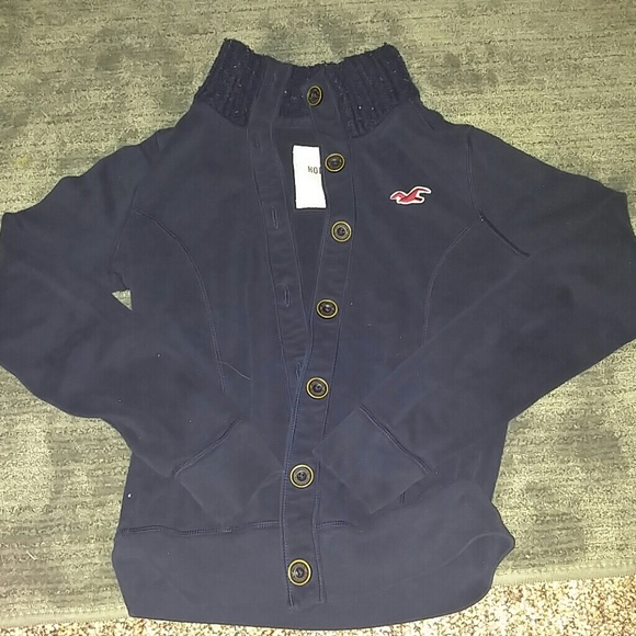 Blue Hollister Button Up