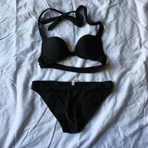 Black Push-up Bikini