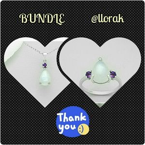 NWT Moonstone & Amethyst 925 SS BUNDLE for @llorak