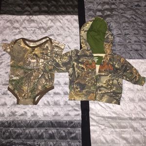 0-3 Month Camo Bundle Baby Clothes