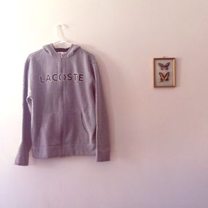 Lacoste Zip Up Sweatshirt