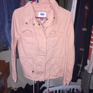Light pink utility coat