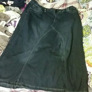Cato jean skirt