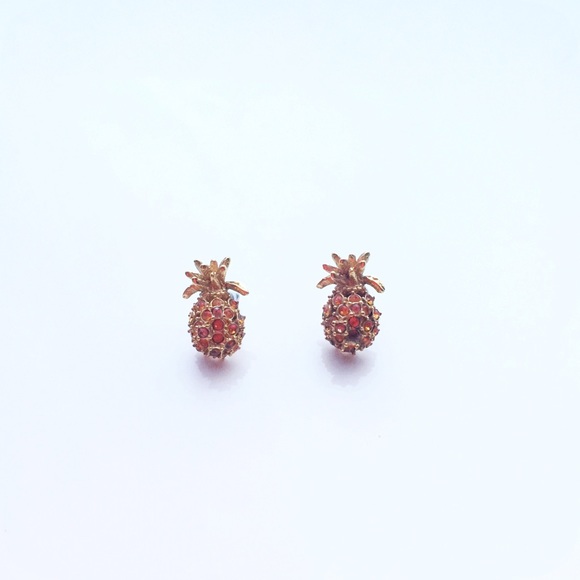 kate spade Pineapple Gold Earrings
