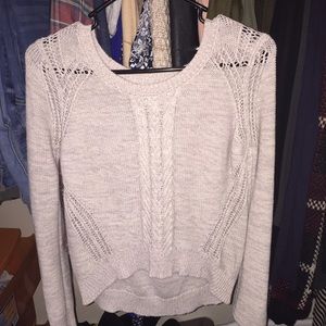 Light grey knit sweater