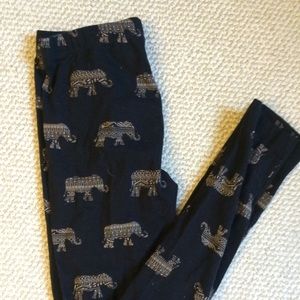 Forever 21 elephant leggings