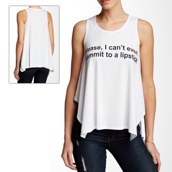 🎉 Can't Commit To A Lipstick Tank • NWOT 💄 - Picture 4 of 4