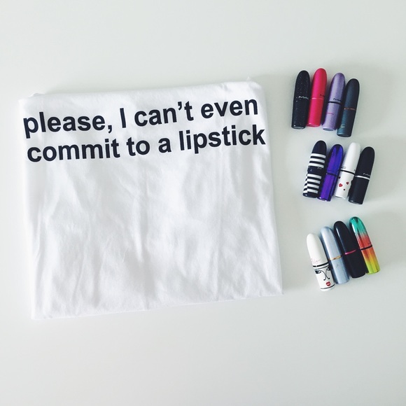 🎉 Can't Commit To A Lipstick Tank • NWOT 💄 - Picture 2 of 4