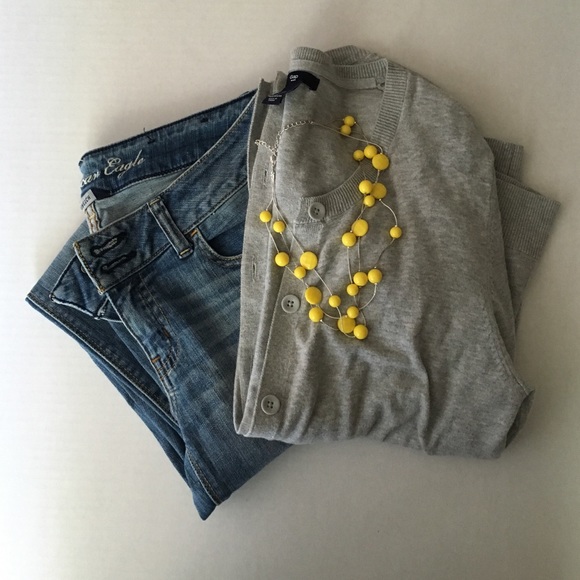 GAP Sweaters - Grey GAP cardigan