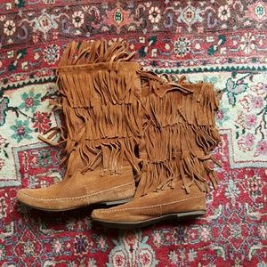 Fringed Boots