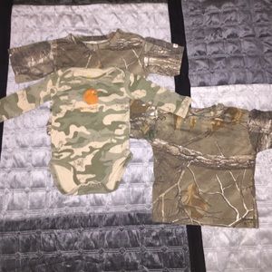 6 Month Camo Bundle Baby Clothes
