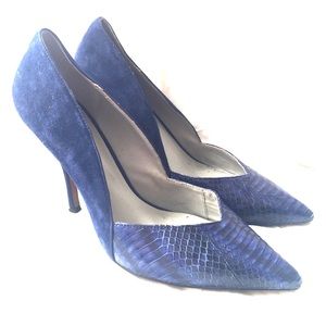 Cobalt Blue Reiss Pointed Heels Sz. 40/US 9