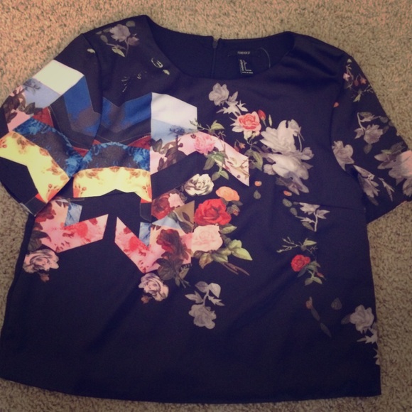 F21 Silky Blouse - Picture 1 of 3