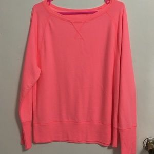 Neon pink sweatshirt