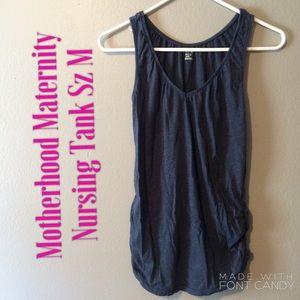Motherhood Maternity Pull Down Nursing Tank Sz M