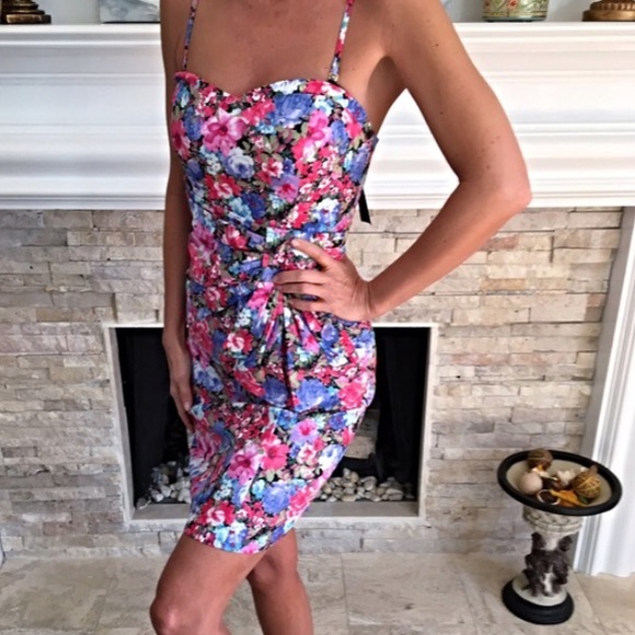 Floral padded bra top beautiful dress! - Picture 2 of 4