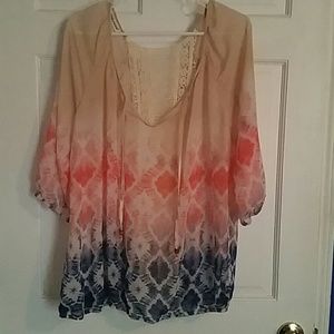 Spring sheer top