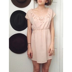 Peach dress