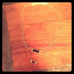 Beautiful gold double necklace