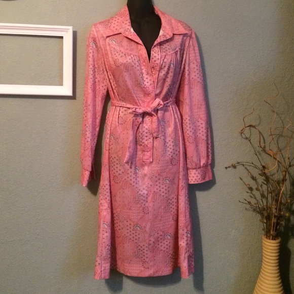 Vintage paisley dress