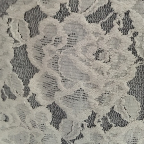 forever 21 sweater, gray and lace - Picture 4 of 4