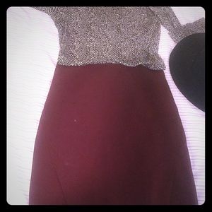 Adorable magenta pencil skirt