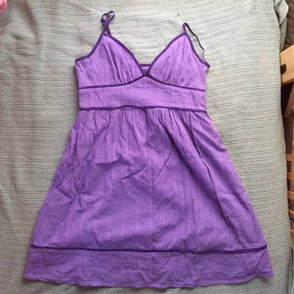 Darling purple lined dress