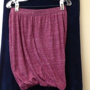 ⭐️SOLD⭐️Free People Maroon heather mini skirt XS