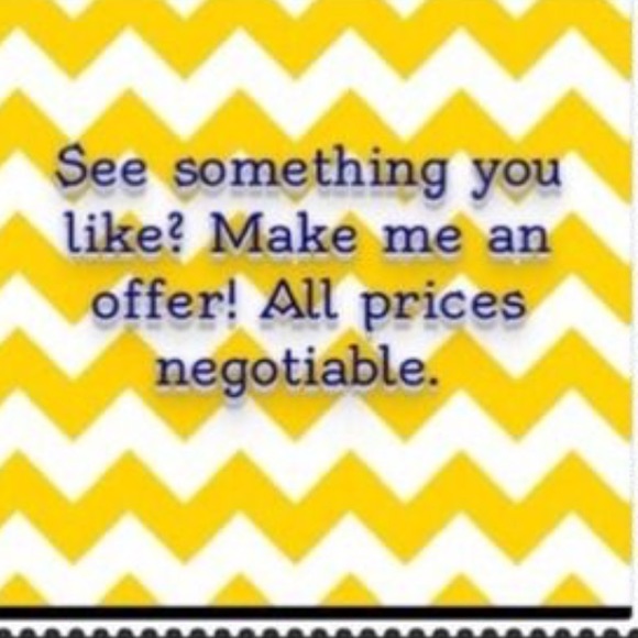 Price negotiable