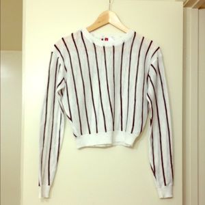 H&M long sleeve crop top