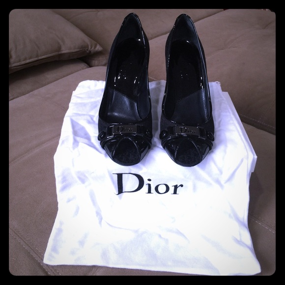 Authentic Dior Peep Toe Heels