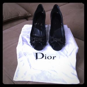 Authentic Dior Peep Toe Heels