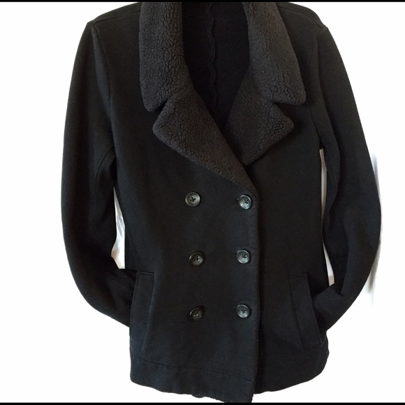 Banana Republic sweatshirt pea coat jacket