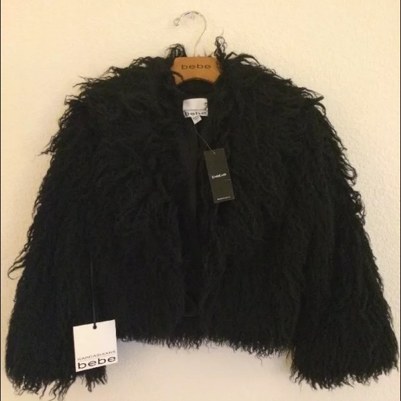 ⛔️SOLD⛔️BEBE Kardashian Jacket Coat Mongolian